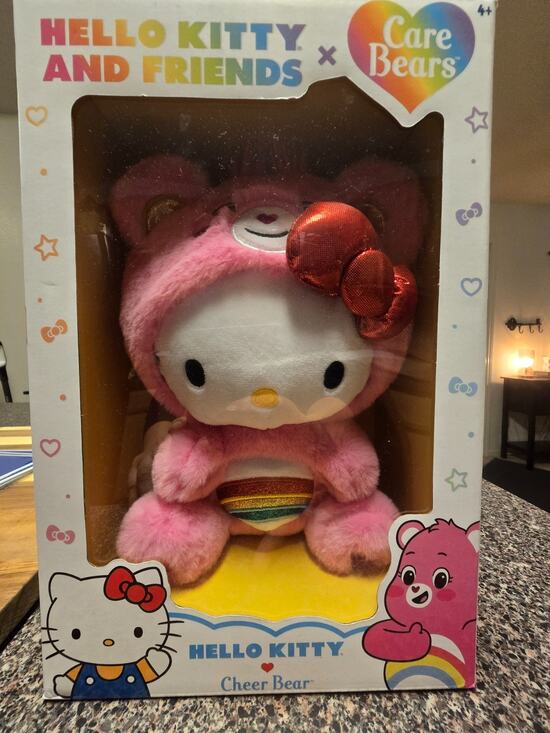 Hello Kitty Other - Hello Kitty And Friends x Care Bear 9” Plush. New In Box!